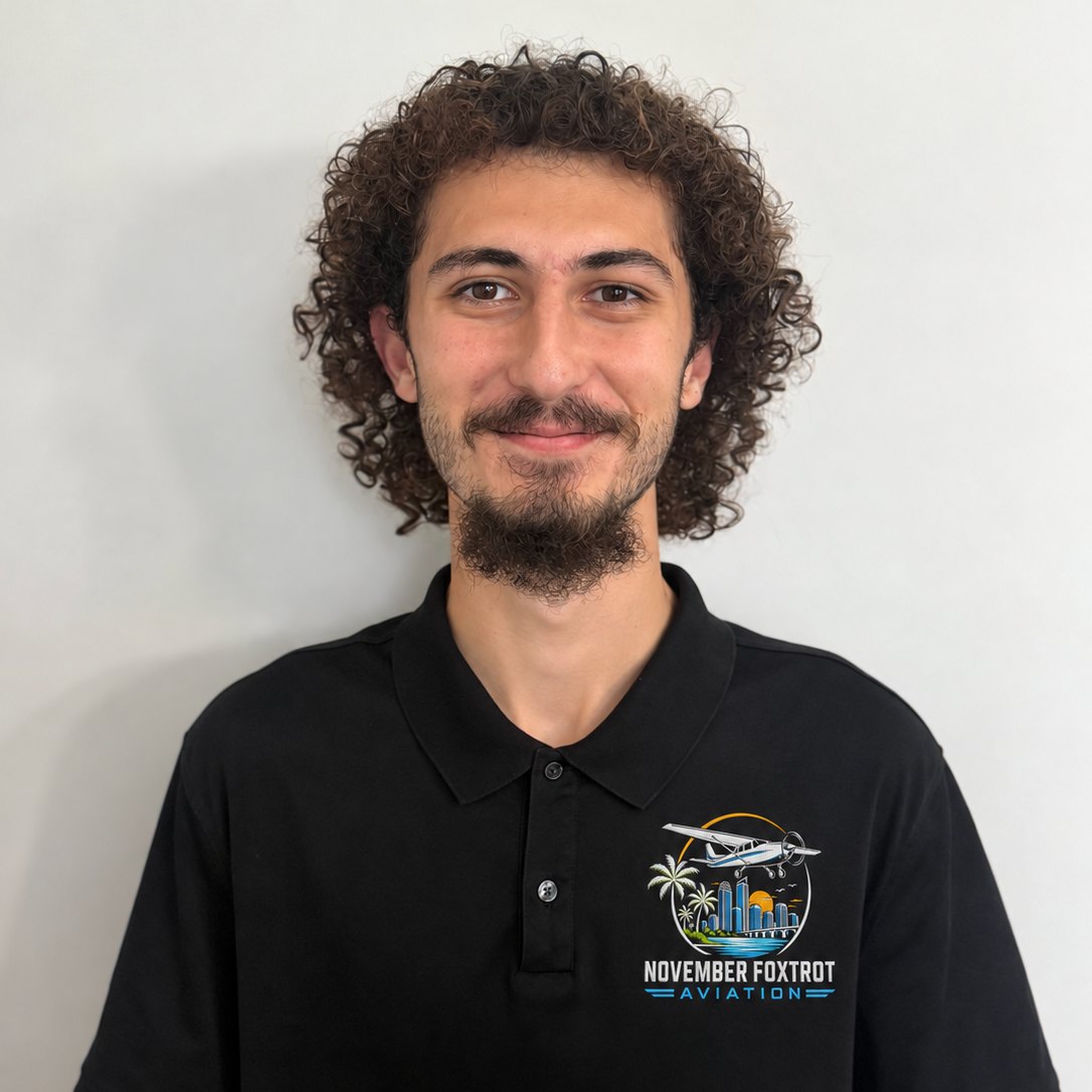 Stefan Iltchev, flight instructor at November Foxtrot Aviation
